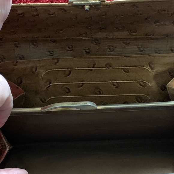 Vintage Renwick Ostrich Calf leather “Rare gem” - Picture 11 of 11